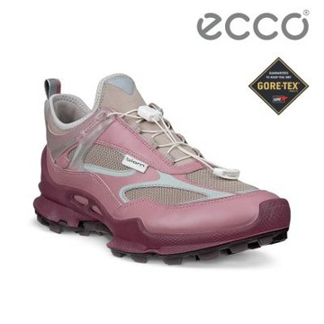 ECCO BIOM C-TRAIL W 蹤跡健步山系防水戶外休閒鞋 女鞋 胭紅色/灰粉色/深紫紅