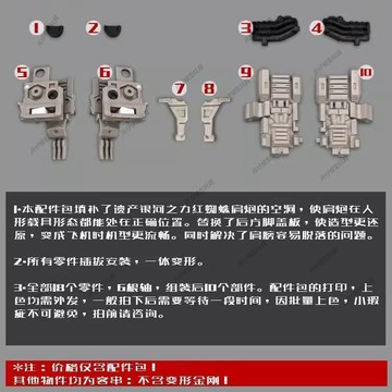 【台灣出貨】❤限時下殺 小郭工作室配件包 適用於遺產 銀河之力 紅蜘蛛