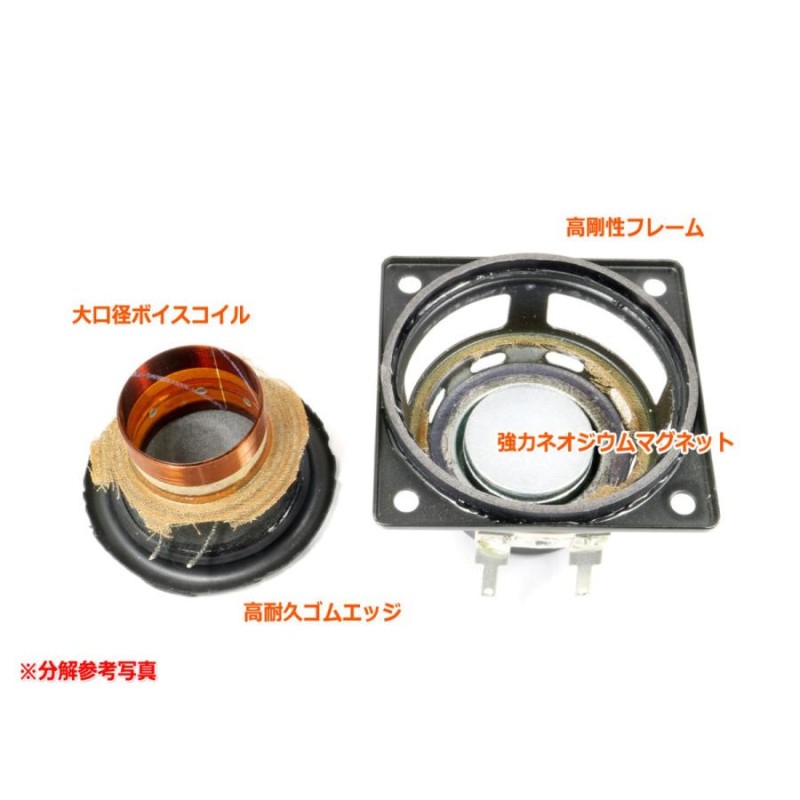 GRAIN AUDIO 小型フルレンジスピーカーユニット2インチ(52mm) 4Ω