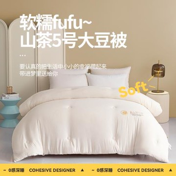 加厚大豆被芯冬被親膚透氣保暖春秋被褥學生宿舍單雙人被子蓬松感