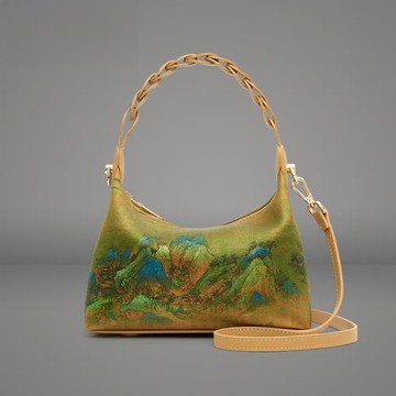 Pmsix天煦女包2024新款中國風旗袍大氣復古手提單肩媽媽包斜挎包