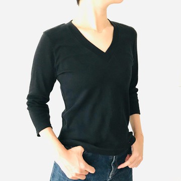 【七分袖款】精心打造的成人V領T恤【多尺寸、多顏色可選】