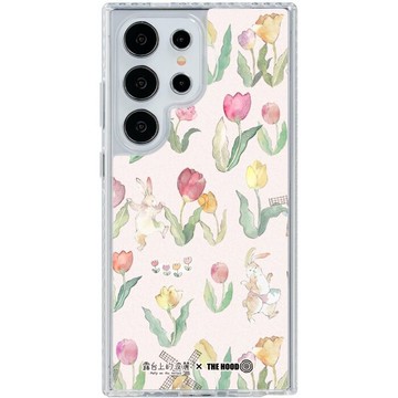 露台上的波麗 - 鬱金香兔兔 Galaxy S25/S24/S23 Fold6/Flip6 磁吸氣墊防摔/標準防摔手機殼