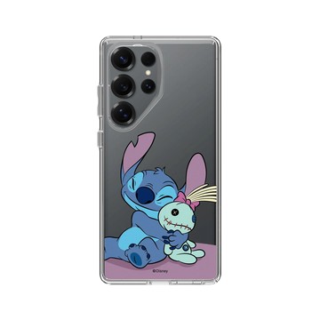 Galaxy S25 Ultra Clear 透明 - 迪士尼-史迪奇 Disney Stitch - 史迪奇 - 史迪奇與Scrump