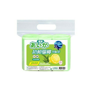 愛家環保分解垃圾袋 - 抗蟑驅蠅(小)-尤加利檸檬