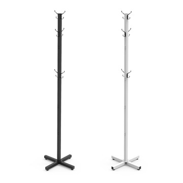 【拜爾家居】歐式藝術衣帽架-紳士黑  台灣製造 掛衣架 吊衣架 收納掛架