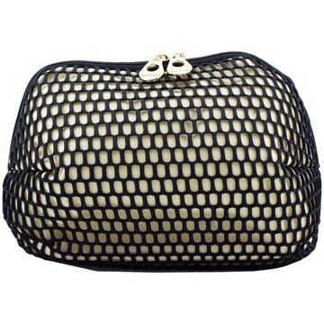 【SHISEIDO 資生堂】格紋化妝包/美粧包