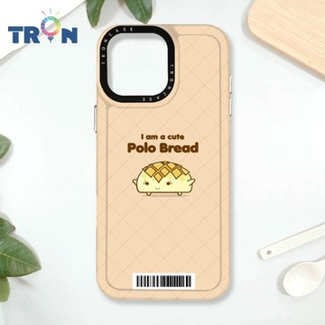 TRON iPhone 16 Pro Max 波羅麵包君表情包系列 防摔太空載具殼 透白 軟硬 手機殼