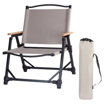 可拆便攜摺疊椅 附收納袋  卡其色  1個