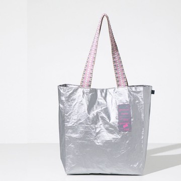 Miyansol韓國皺皺托特包(長背帶)-S.獨角獸雪花冰 防水輕量通勤款