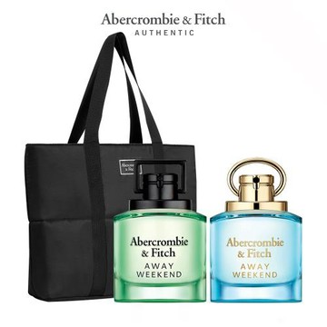 【ABERCROMBIE & FITCH】沐光之境男性淡香水/沐光之境女性淡香精100ml任選(贈A&F都會休閒托特包)