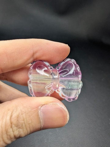 螢石蝴蝶結  手鍊 天然水晶 水晶