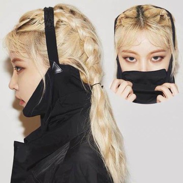 滑雪護臉V臉防風面罩掛耳脖套新款保暖速干加絨瘦臉面罩圍脖男女