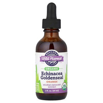 Oregon's Wild Harvest, 有機松果菊白毛莨，橙味，2 液量盎司（59 毫升）