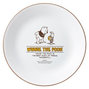 Corelle Brands 康寧餐具 小熊維尼 復刻系列 平盤 8吋  白色  1個  直徑 21.5cm