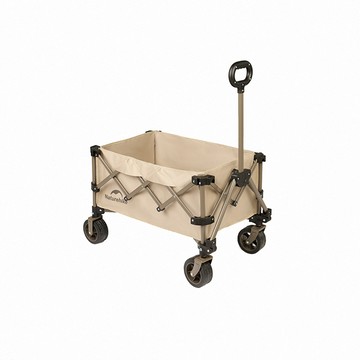 Naturehike 輕折全地形聚攏折疊手推車 Mini 卡其色 JJ017
