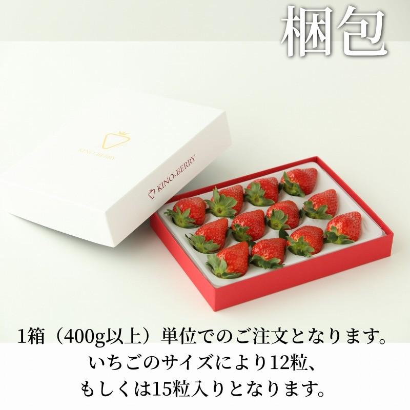 まりひめ ギフト用 400g×1箱 和歌山県産 いちご 紀のベリー