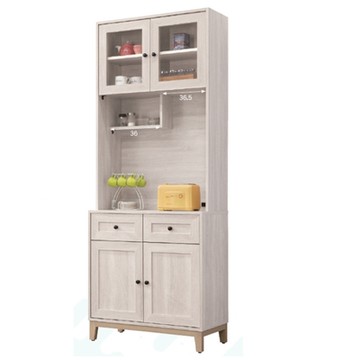 AS DESIGN 雅司家具-巴頌2.7尺餐櫃組-78*39.3*203.5cm