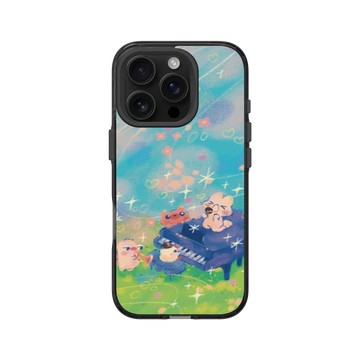 iPhone 16 Pro Clear 酷墨灰 - Jazlynn - 搖滾布魯斯