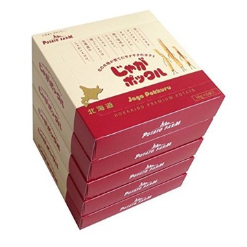 Calbee Jaga Pokkuru (5 Box Set, 50 Packets x 18g)