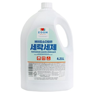 ZOOM 小蘇打洗衣精 4.21L  1桶