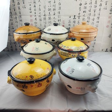 酒店用酒精爐雙獅盅陶瓷保溫爐家用小火鍋干鍋酒精加熱明爐保溫鍋