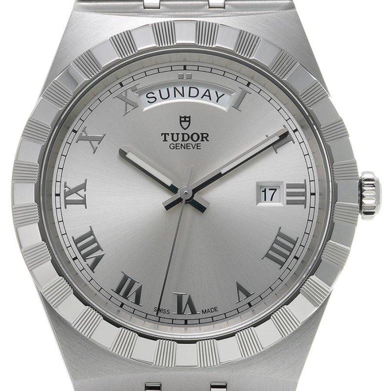 中古 チューダー / チュードル TUDOR ロイヤル 28600 シルバー メンズ 腕時計 | LINEショッピング