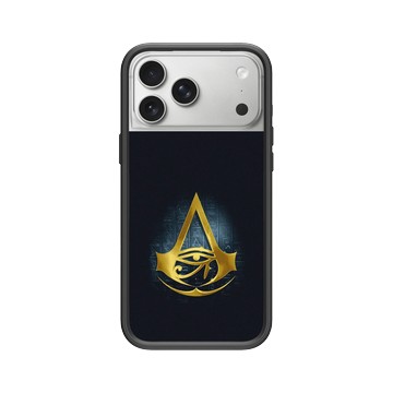 iPhone 17 Pro Max Mod NX -邊框背蓋組合 (相機按鈕) 黑 - Assassin's Creed - Origins Logo