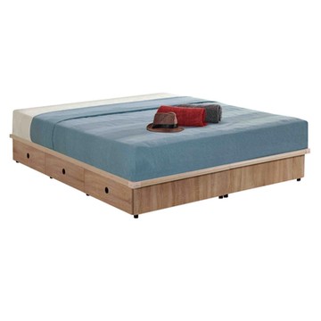 文創集 巴斯亞5尺雙人六抽床底(不含床墊)-150x188x24cm免組