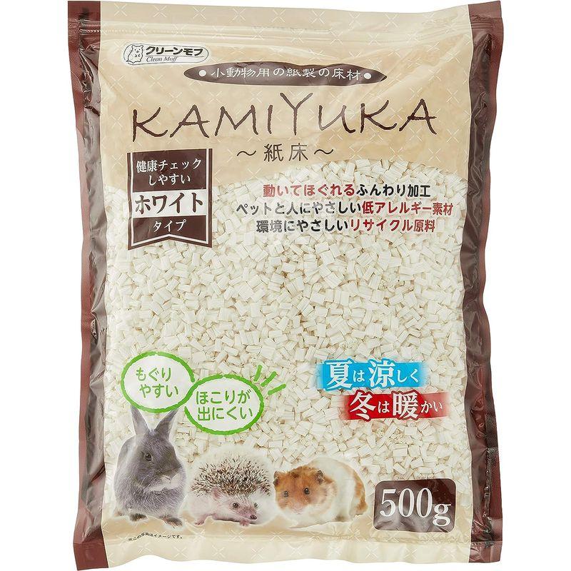 4個セット シーズイシハラ クリーンモフ KAMIYUKA ホワイト 500g x4 2kg 小動物用 床材 紙床 かみゆか 日本製 国産 うさぎ ハムスター ケージ