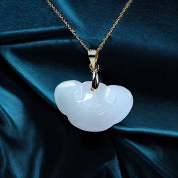 【願‧事事如意】冰種如意吊飾14K包金 | 天然緬甸A貨翡翠 | 送禮