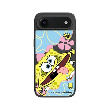iPhone Air SolidX 黑 - 海綿寶寶 SpongeBob - 搞笑海綿