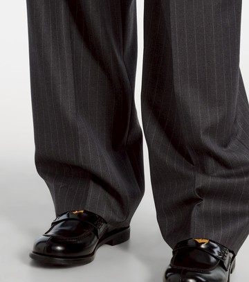 Miu Miu Pinstripe virgin wool wide-leg pants