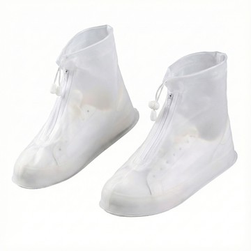 中筒雨鞋套 Set 2 加厚防滑防水耐磨  2XL  白色