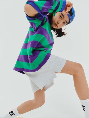 Cotton Tencel Hole Sweatshirt [Green]