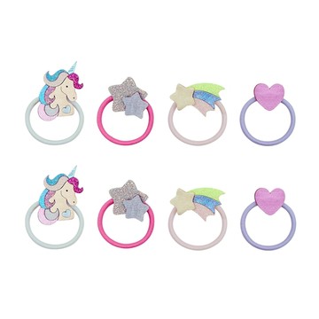 Mimi & Lula｜AW26_獨角樂園-閃耀獨角獸迷你髮束8入