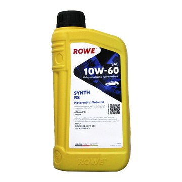 ROWE HIGHTEC SYNTH RS 10W60 全合成機油 (平行輸入)【299免運領券再享折扣】