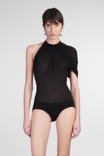 Magda Butrym Bosysuit 04 Body In Black Polyamide Polyester