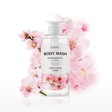 【Esnie伊絲妮】輕柔香氛胺基酸沐浴乳-花見與櫻580ml