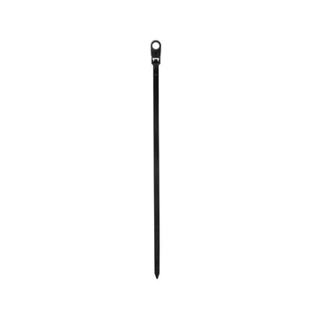 【日本霜山】釘牆自鎖式尼龍束線帶(20cm)-150入-黑色黑色