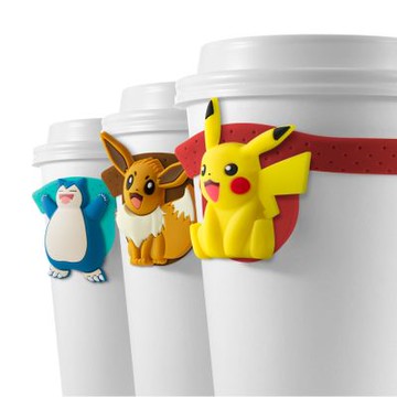 【Bone 蹦克】(兩入組) 寶可夢款環保杯綁 飲料提袋 環保矽膠飲料袋