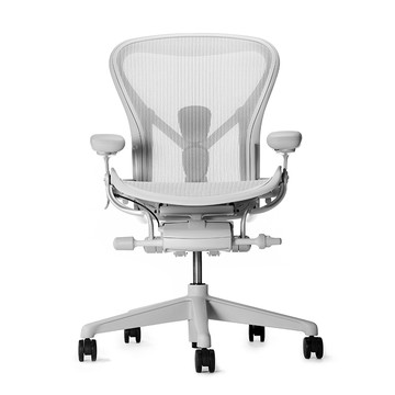 Herman Miller Aeron 2.0 人體工學椅 全功能 一般腳座 礦石白 DW扶手 B size(平行輸入)