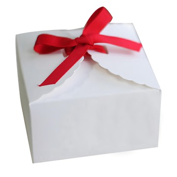 蕾絲彩色盒 小款 白色 17入  17個