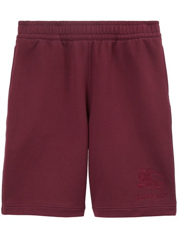 Burberry - EKD-motif cotton shorts - men - Cotton - S - Red