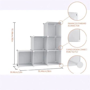 塑料置物架收納柜拼裝書柜塑料儲物架置物架塑料組合柜北歐風格