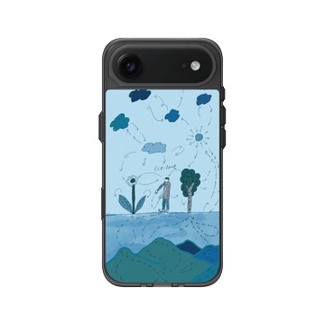 iPhone Air Clear (相機按鈕) 酷墨灰 - 產房 - 隱藏的軌跡