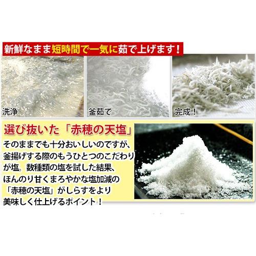 魚源水産 しらす 釜揚げしらす しらす干し 国産 和歌山県産 200g×3パック 冷凍