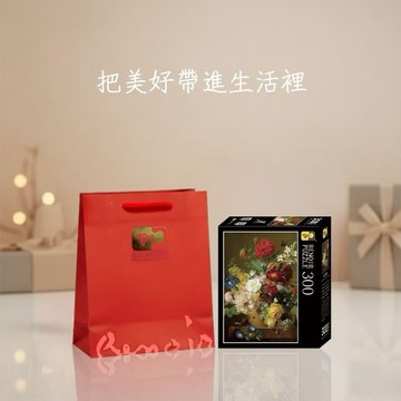 【雷諾瓦拼圖文化坊🧩】大理石壁架上的花卉/300片/馮道爾｜生日快樂🎂｜送禮首選🎁｜藝術收藏沉浸療癒｜附品牌提袋