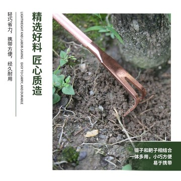 【台灣出貨】盆景鑷子庭院園藝手工修剪種植種花兩用耙鬆土壓土鏟摘芽造型工具【促銷】
