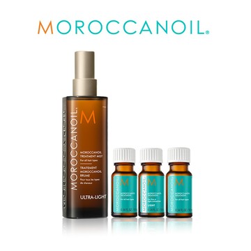 優油明星好禮🎁【STARBRANDS】MOROCCANOIL 摩洛哥優油噴霧100ML+優油明星體驗組 (優油10MLx2+輕優油10ML) ★附MOROCCANOIL品牌紙袋